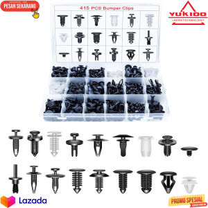 Baut Rivet Mobil Universal 415PCS Bolt Paku Mur Nut Bemper Dashboard Material Plastik Kuat Kencang Tidak Mudah Lepas Car Accessories ​Aksesoris Kendaraan Perlengkapan Otomotif Plastik Paku Keling Retainer Memperbaiki Klip Mobil Otomotif Aksesoris