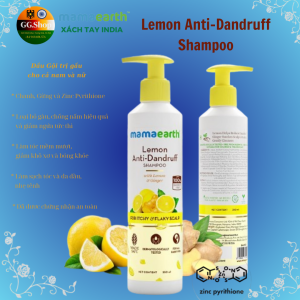 Mamaearth Lemon - Bộ Dầu Gội - Xả tóc mềm mượt và sạch gầu chai 250ml