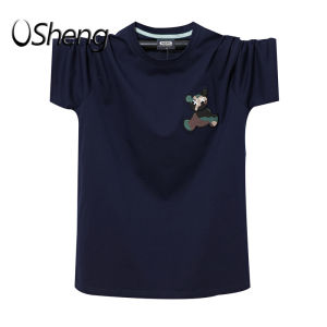 Áo Thun Dáng Ôm L-5XL VSheng 2021 Cho Nam Giới Áo Thun Ngắn Tay Ngoại Cỡ Áo Cảm Giác Mát Mẻ Công Nghệ Mới