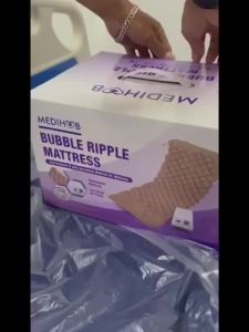 [ ] MEDIHUB Ripple Mattress (Tubular/Bubble) 1 unit (Anti Decubitus with Adjustable Pump) [Prevent bedsore]