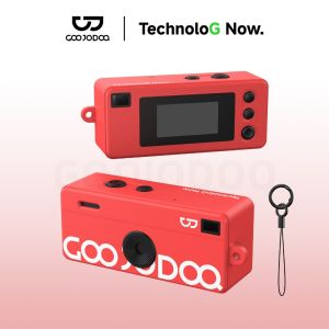 GOOJODOQ Camera Móc Khóa Ngón Tay - Máy Ảnh Mini 720P CCD Retro Quà Tặng Học Sinh Độc Đáo