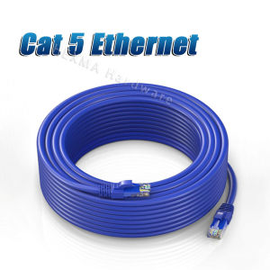5M 10M 15M 20M 30M Ethernet Cable High Speed RJ45 CAT5e Internet Cable Lan Network Wire Internet Lead Cord Router Computer Cable