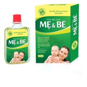 Tinh dầu tràm dầu khuynh diệp Mẹ và Bé Bé Thơ phòng ngừa cảm cúm chống gió cảm lạnh 35ML - 50ML CHÍNH HÃNG