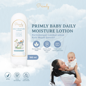 Primly Baby Daily Moisture Lotion 180ml - Melembabkan Kulit Bayi
