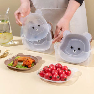 Set 8 Đĩa Nhựa Decor Bàn Ăn Xinh Xắn - Đĩa Lúa Mạch Đựng Thức Ăn Màu Pastel - Khay Đựng Đồ Ăn Vặt Bánh Kẹo - Dĩa Vuông Đựng Hoa Quả Trái Cây Cao Cấp