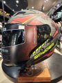 SPYDER Fuel S2 Rage Half Face Dual Visor Helmet with Free Extra Clear Visor. 