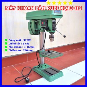 Máy khoan bàn RUBI 375W XQ13-HC - Đầu kẹp 16mm - Cao 75cm - Hàng nội địa Trung Quốc