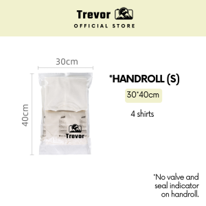 TREVOR Premium Travel Vacuum Bag - Pumpless Luggage Organizer Storage Reusable Resealable Compression Bag beg plastik vacuum 真空收纳袋