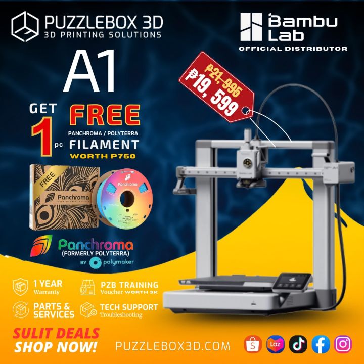 Bambu Lab A1 series &  A1 Combo 4-Color AMS lite Full Auto Calibration Noise Canceling 3d Printer