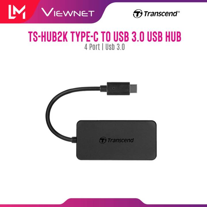 Transcend TS-HUB2K Type-c To Usb 3.0 4 Port Usb Hub | Lazada