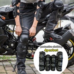 4pcs/set F-0X Children Motor pad MOTORCYCLE RACING 4 IN 1 KNEE AND ELBOW BODY GUARD SET