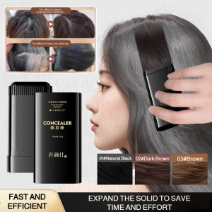 [Re-dye At Any Time To Avoid Embarrassment] Waterproof And Sweat-proof Hair Dye Comb Fast Dyeing Plant Extract Hair Dye Stick