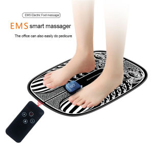 Smart EMS Foot Massager Leg Shaping Pulse Therapy 6 Massage Modes 19 Levels Intensity Microcurrent Thin Legs Massager Beautiful Legs