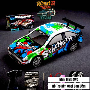 Xe điều khiển Mini Drift Porche Hunter 1:20 +20km/h tốc độ cao có đèn