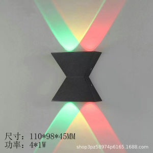 SXH New Product LED Outdoor Wall Lamp Creative Villa Exterior Wall Courtyard Waterproof Wall Lamp Simple Bedroom Corridor Lamp