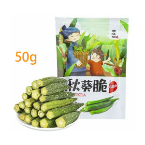 BUY 1 TAKE 1 Dried okra Okra chips Dried fruits Small package snacks Dried vegetables