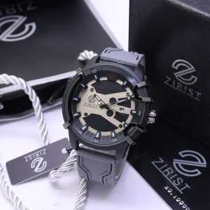 JAM TANGAN PRIA DESAIN SPORT TANGGAL AKTIF TAKI KARET