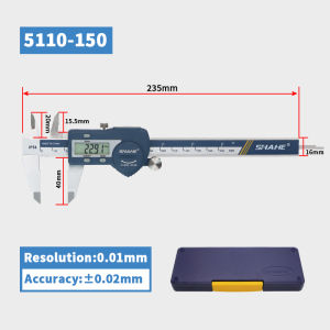 SHAHE 0-150/200/300 mm Digital Caliper IP54 Stainless Steel Vernier Caliper Woodworking Measuring Tools