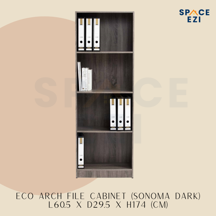 Space Ezi Eco 4 Tier File Cabinet/ bookcase/ rak buku/ book shelf
