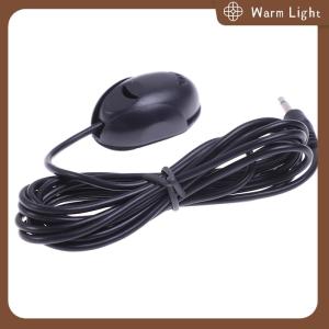 Warm Light Mini 3.5mm Wired Paste Type External Microphone Car Audio Mic Meeting Player