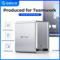 ORICO MetaCube Pro 3.5" Enterprise Storage 5 Bay NAS with Multi-account Usage Double Encryption Data Sharing for 7x24 Hours Work. 