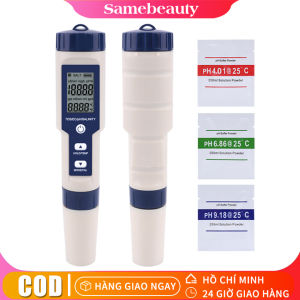 Bút Kiểm Tra Chất Lượng Nước 5 Trong 1 Dùng Để Làm Vườn Và Đo Độ PH/Tds/Ec/Độ MặN/Nhiệt Độ