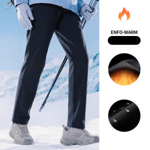 Lạc Đà chống thấm nước nữ quần vải mềm lông cừu địa cực quần đi bộ đường dài mùa đông