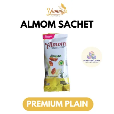 ECER ALMOM Susu Almond Milk Pelancar ASI / Asi Booster Yummys Bubuk Susu Almond | Untuk Ibu Hamil 7 Bulan hingga Menyusui
