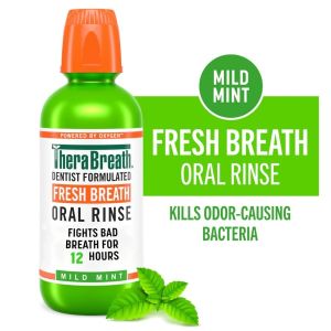 Nước Súc Miệng TheraBreath Fresh Breath 473ml Giảm Hôi Miệng Không Cồn Thơm Miệng Mỹ Chính Hãng