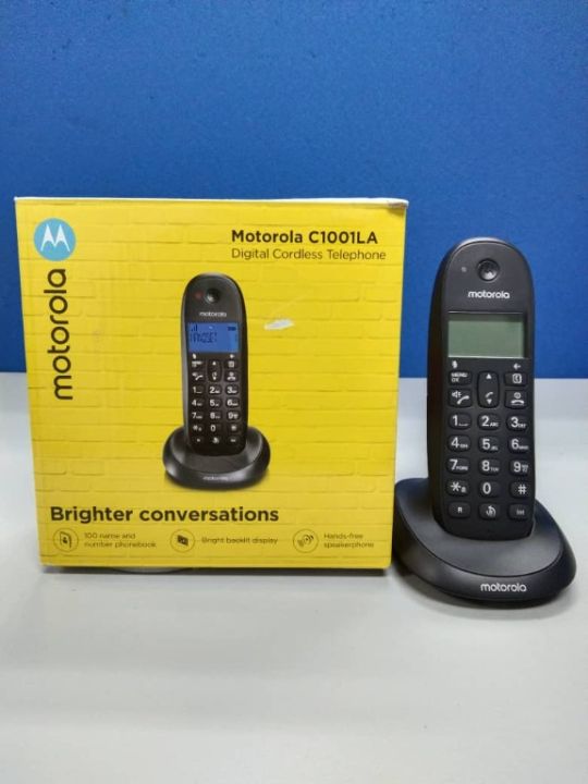 Motorola Original C1001LA Single cordless telephone fon battery x perlu