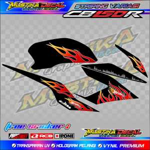 STRIPING VARIASI HONDA CB 150R HOTWHEELS / STICKER LIST MOTOR HONDA CB 150R HOTWHEELS