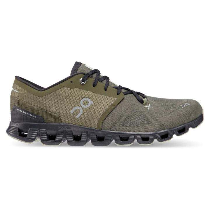 On Cloud X 3 | Men's | Olive / Reseda | Lazada