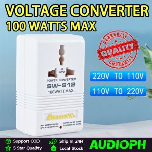 Power Transformer 110V To 220V Step Up Down Voltage Converter 100W Watt Transformer Travel Socket Dual Channel Power Converter CN Plug