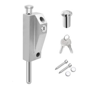 Wooden Door Spring Floor Lock Thickened Vertical Barrels Bolt Latches Aluminum Alloys Framed Door Lock Home Hardware