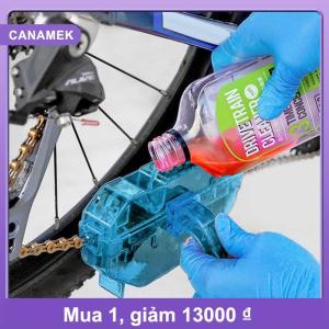 【CANAMEK】 Xách Tay Xe Đạp Chuỗi Cleaner Xe Đạp Bàn Chải Scrubber Công Cụ Rửa Leo Núi Đi Xe Đạp Làm Sạch Kit Ngoài Trời Phụ Kiện Chuỗi Làm Sạch