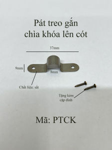 Pát treo gắn chìa khóa lên cót cho đồng hồ cơ tặng kèm cặp đinh
