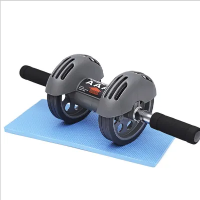 Hanrui Shop Dụng cụ con lăn bánh xe tập thể dục đàn hồi tự động Abdominal Wheel