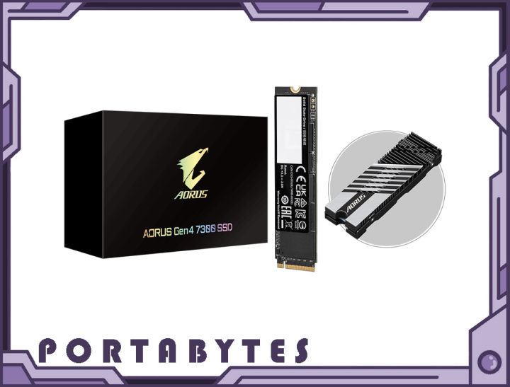 GIGABYTE AORUS GEN4 7300 PCIe NVMe 1TB GP-AG4731TB or