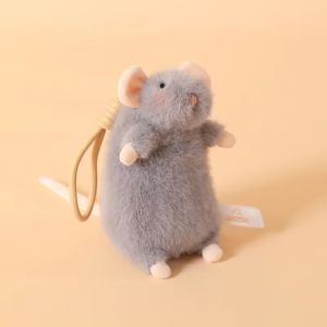 15/21CM Rat Plush Toys Stuffed Animal Bag Charn Stuffed Mouse Doll Cartoon Keychain Mouse Pendant Funny Gifts