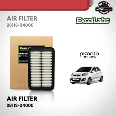 Excellabs Air Filter for KIA Picanto 2011 to 2015 (28113-04000)