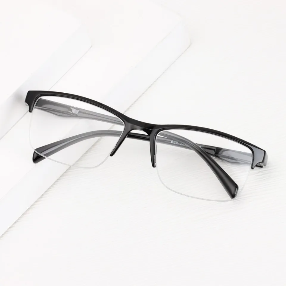 Reading Glasses Business Half Frame Eyeglasses With Blue  Light Filter for Men Women Office Computer Glasses Eye Protection