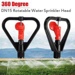 IIU Rotary DN15 Rotatable Watering High Quality Water Sprinkler Head Irrigation System Garden Tools For Lawn Yard