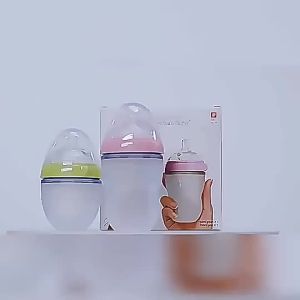 Piko Bello Wide Neck Silicone Feeding bottle with straw Pacifier Comotomo