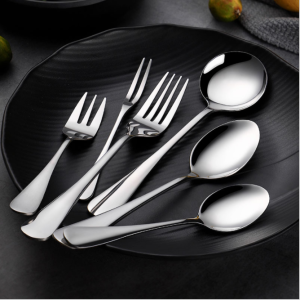UNCLE FELIX CUTLERY Dinnerware Set | Food Grade Stainless Steel 6pcs