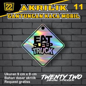Variasi Gantungan Kaca Akrilik Bebas Custom Mobil dan Truck 11