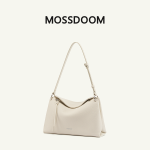 MOSSDOOM Womens Bag Mella Bag Hobo Shoulder Bag Pebbled Pu Leather Underarm Bag Burgundy Korean Style Minimalist Office Lady Work Bag for Women