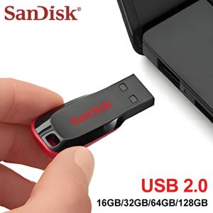 Original USB 2.0 Flash Drive SanDisk CZ50 Pen Drive 128GB 256GB 512GB 1TB 2TB Flash U Disk Memory Stick for Computer
