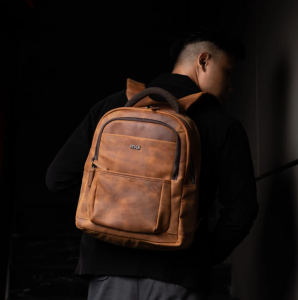 Reven Leather Jakarta - PROMO Terbaru Outlander Backpack Tas Ransel Pria Kulit Sapi Awet Kekinian Ada Aksen Laptop Kuliah Kerja