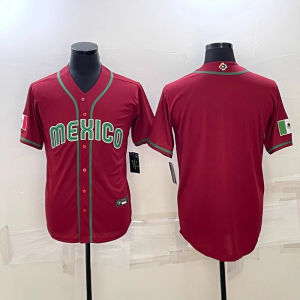 2026 New European and American MLB American Baseball Jersey Embroidered Short-Sleeve Mexico Team Jersey In Stock Number 56