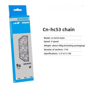 LIVELYN 116/126 Links Bicycle Chain Original Equipment Steel Material Bike Chain Links Durable 6/7/8/9/11 Speed Mountain Bike Chain MTB Riding